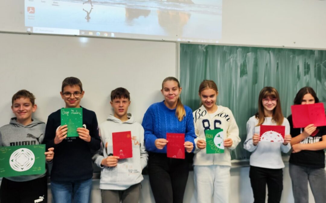 Šestaši proveli eTwinning projekt ‘Christmas Card Exchange’