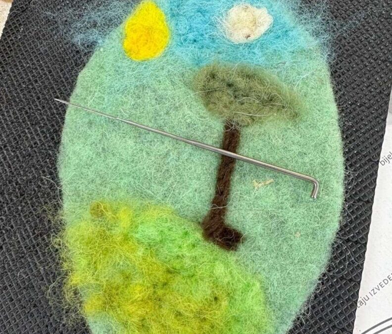 Eko škola – suho filcanje vune